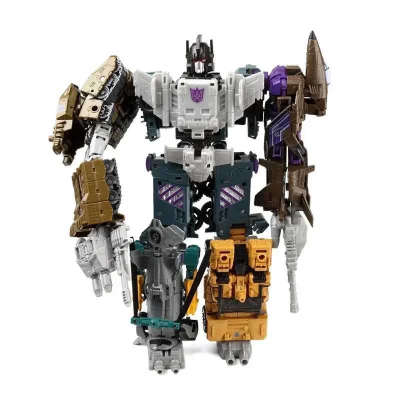 Haizhixing 5in1 Combiners Bruticus G1 Conversion Action Picture Toy Fighting Swinging Onslaught Model Transforming Car Robot KO X241115
