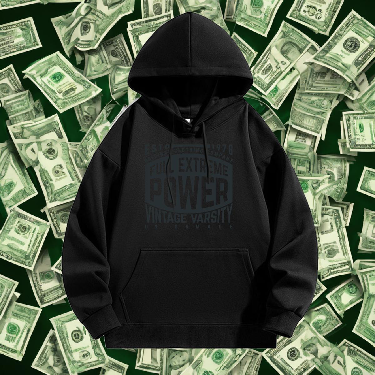 New Men Sweatshirt hoodie Breathable Drawstring Hoodie Cool Mens Hoodie DIY Clothings Street Casual Thick Fleece