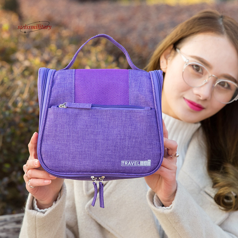 Beilian Hook Travel Large Capacity Makeup Skincare Wash Supplies Foldable Hanging Storage Bag #11 swissmilitary