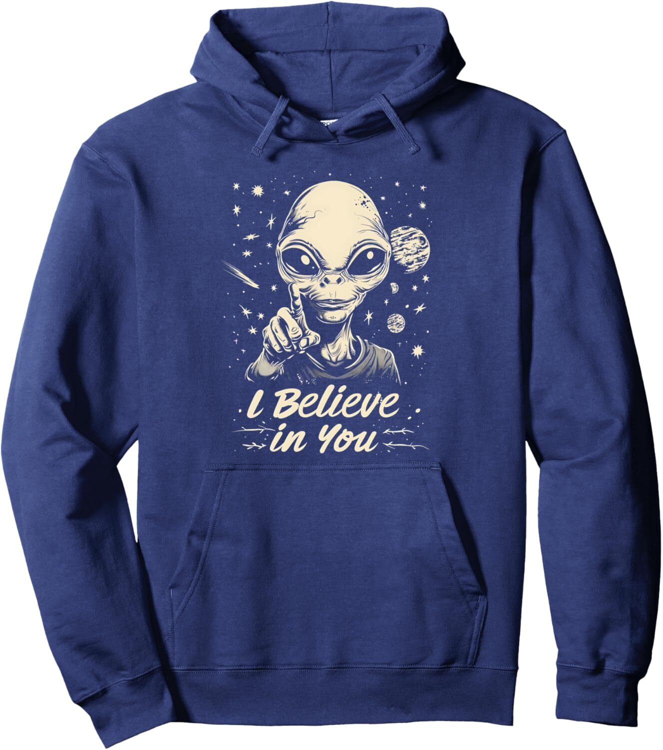 Hoodie for Mens Womens Alien Believe Space Galaxy Planets UFO Funny Gifts Graphic Pullover Hoodie Graphic Hoodies sweatshirt