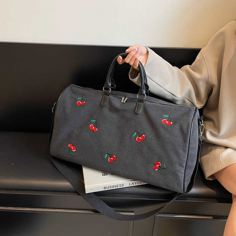 Large Capacity Travel Bag Dry Wet Separation High End Sports and Fitness Bag Hand Held Crossbody Wear Resistant Travel Bag for Delivery