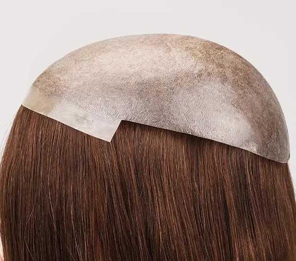 Long Hair Men Wig 14-16inch 0.1mm Skin Men Toupee Natural Hairline Mens Wigs Full Skin Male Hair Capillary ProsthesisXJ241116