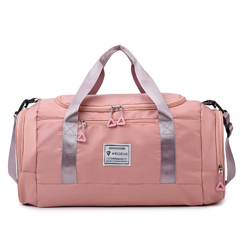 Sports and Fitness Bag Large Capacity Travel Handbag Oxford Cloth Clothing Luggage Bag Short Distance Travel Bag