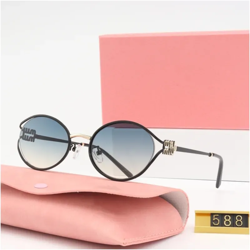 mui mui glasses luxury sunglasses womens designer sunglasses high quality oval sun glasses retro luxury small round sunglass new product prescription glasses 588