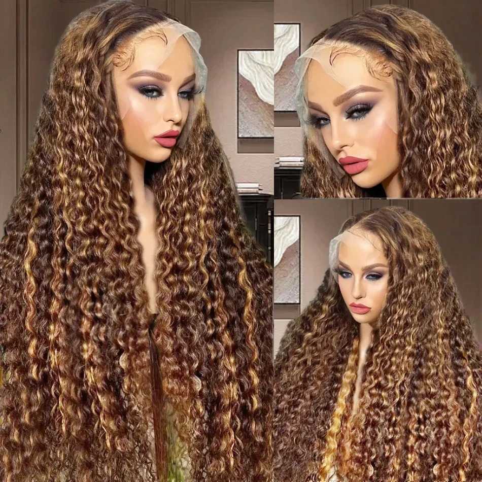 Wholesale Raw Indian Hair Transparent Swiss Lace Front Wigs Human Hair Body Wave Curly Wig Glueless HD Lace Frontal Wig Vendor