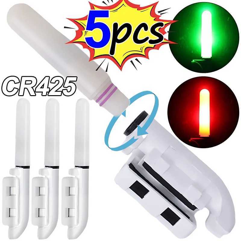 Waterproof electronic fishing rod light-emitting rod LED detachable float night rock fishing accessory CR425 batteryW241116