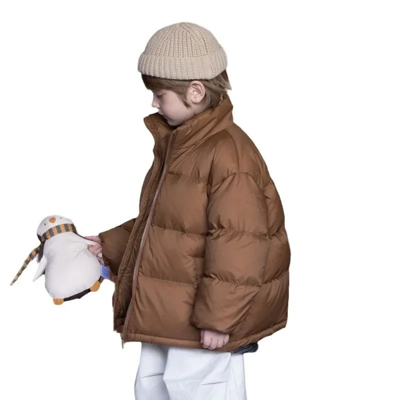 White Duck Down Parkas Winter Waterproof Oilproof Dirtproof Warm Down Jacket for Boys Girls Thick Warm Teen School Kids Coat 241115