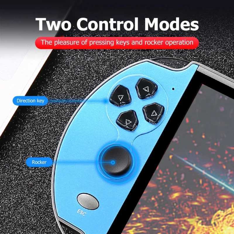 X12 Plus X7 handheld game console X7 Plus 7.1/5.1/4.3 inch high-definition Sn portable Au video player 10000 classic games Y241115
