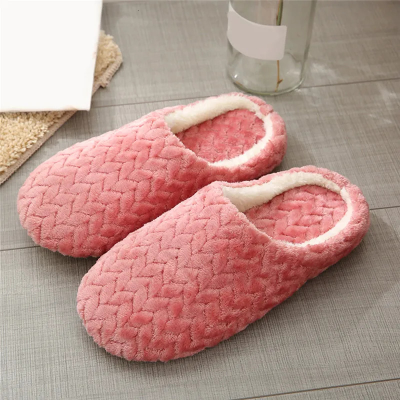 Women Winter Home Fur Slippers Cartoon Cat NonSlip Soft Warm House Indoor Bedroom Men Couples Boys Girl Memory Foam Floor y241115