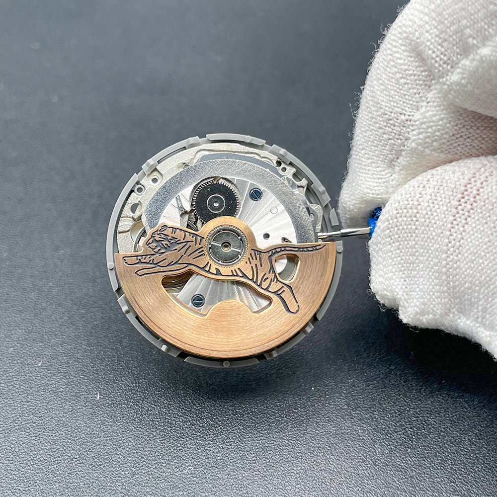 High Accuracy Modification NH35A Mechanical Movement Customized Plate Rotors Mechanical Repair Parts Fits NH35 Modified Movement Rotors Parts