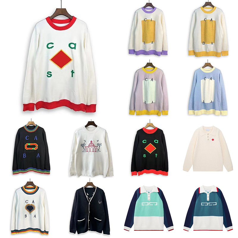 Mens sweater Designer polo sweater Graphic Letter Print knitted sweater Tops Cotton Loose pull sweater Womens sweater