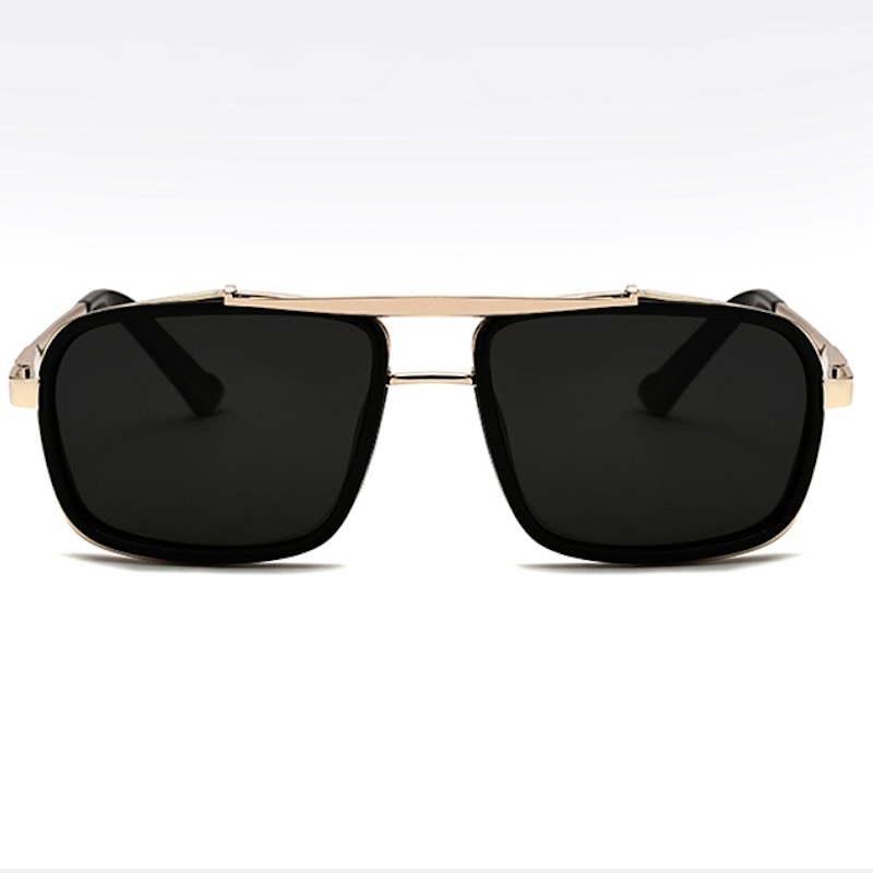 Steampunk Sunglasses Polarized Men Luxury Fashion Gradient Shades UV400 Women Classic Sun Glasses Vintage Driving Fishing Blue Sports Cool Punk S21B I