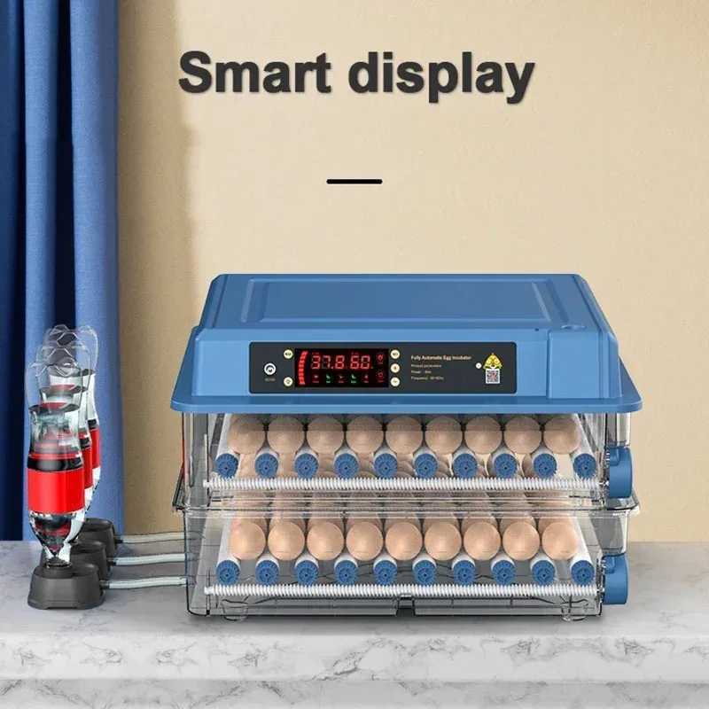 12/15/24 Eggs Small Household Automatic Intelligent Incubator Poultry Waterbed Incubators And Temperature Controler H241115