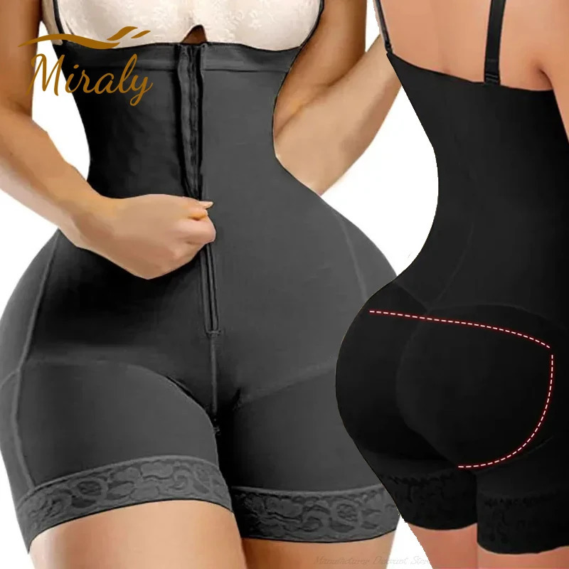 Fajas Colombiana Girdle Women Shapewear Bodysuits Reducing Waist Trainer Body Shaper Tummy Control Butt Lifter Thigh Slimmer 241115