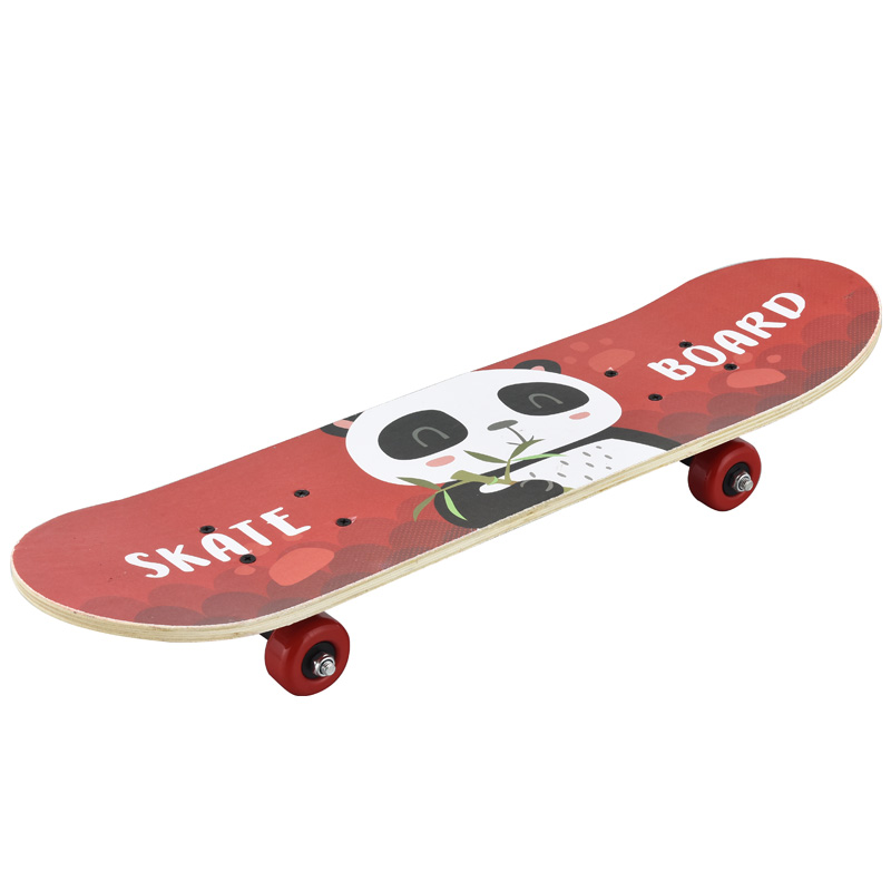 Children's four-wheeled skateboard maple double-warp board beginner scooter teenage skateboards