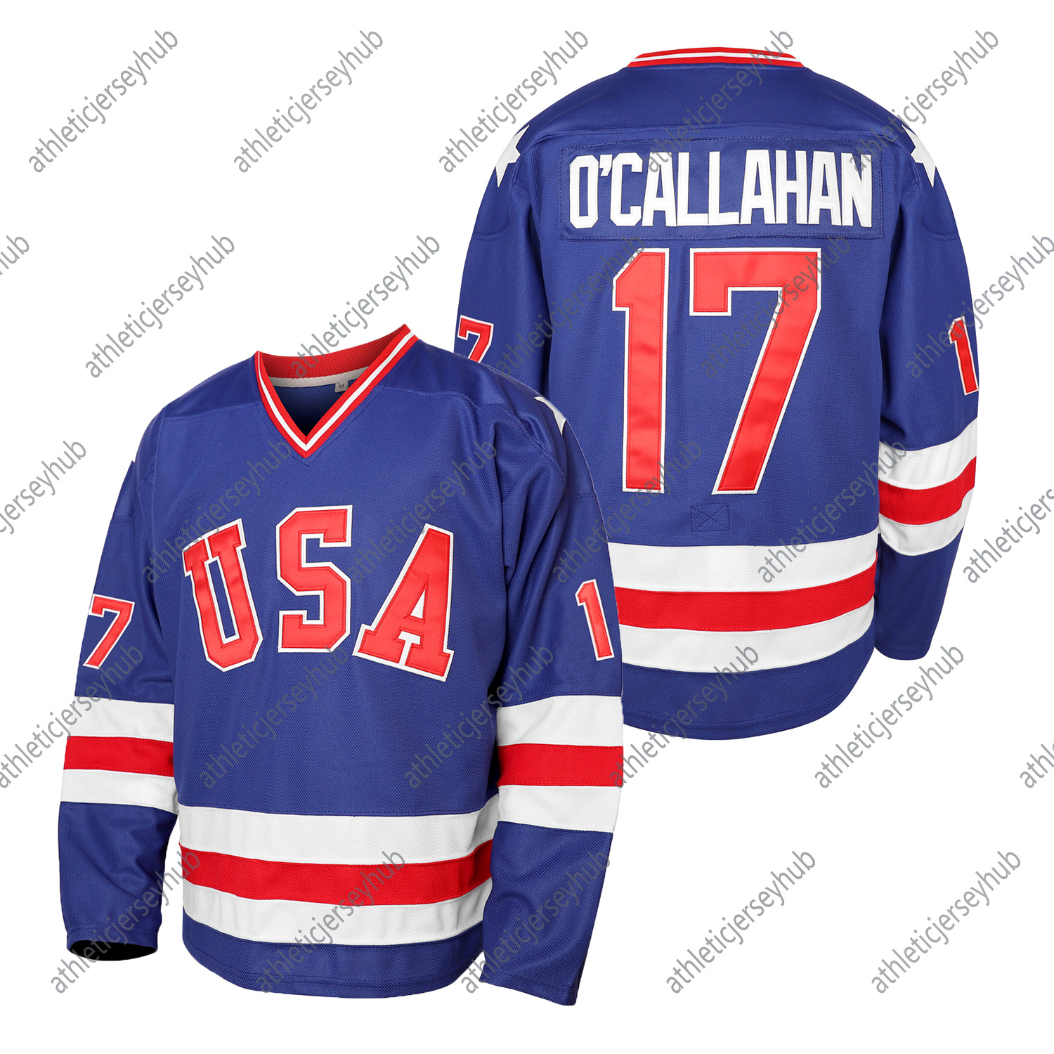 Men 1980 Team Hockey Jack 17 O'Callahan 21 Mike Eruzione Jim 30 Craig Miracle On Ice Hockey Jersey