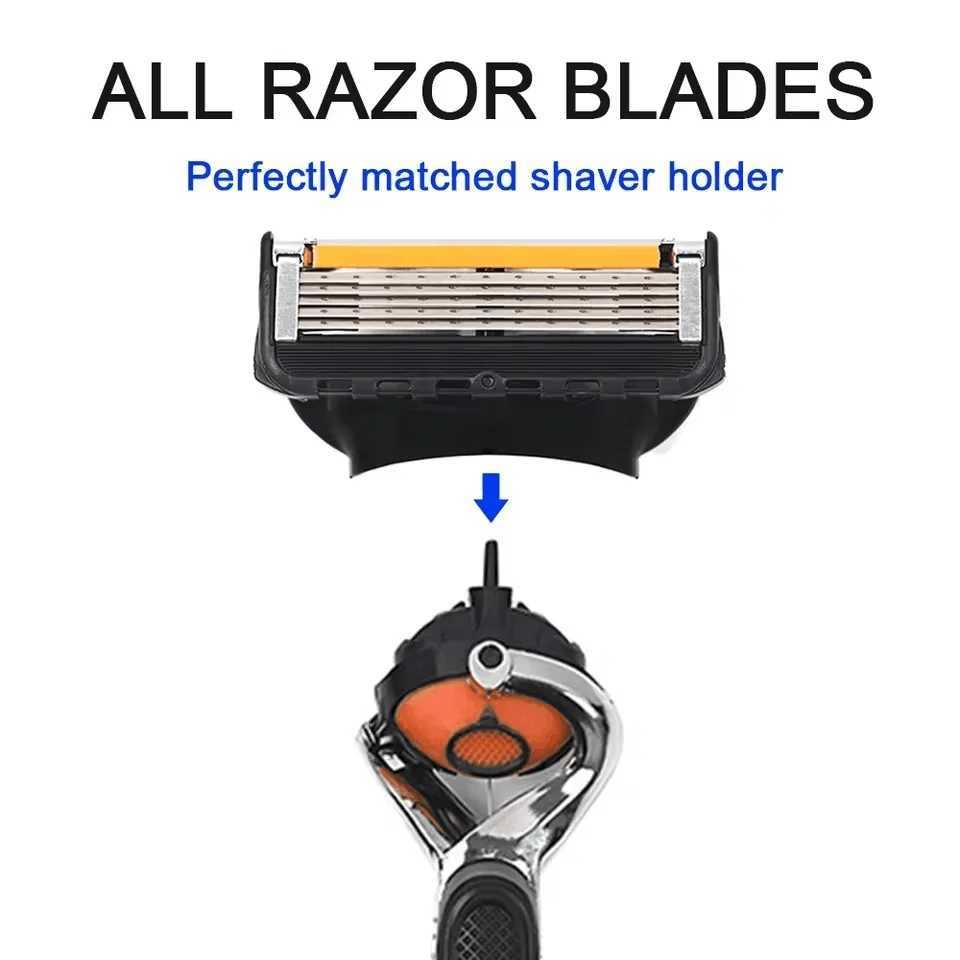 Shaving razor Shaver Five Layer Blade Manual Razor Blade Mens Razor Vintage Beard Blade 5 Blade Razor HolderXJ241116