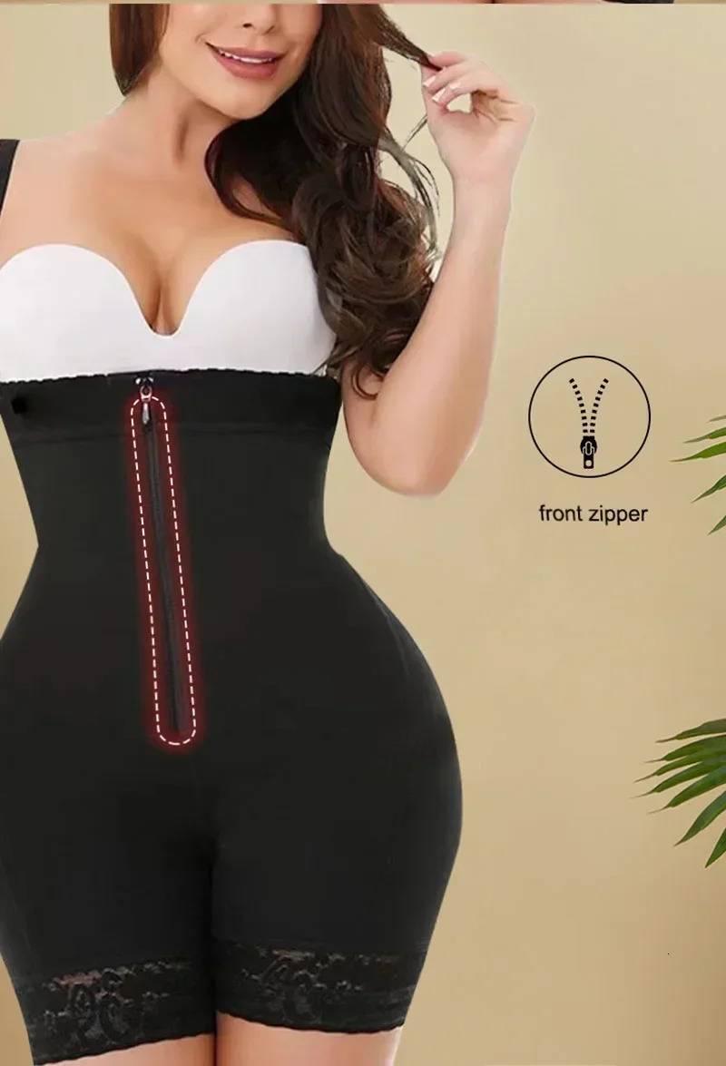 Fajas Colombiana Girdles Full Body Shaper Sexy Butt Lifter Bodysuits Underwear Tummy Control Panties Waist Trainer Thigh Slimmer 241115