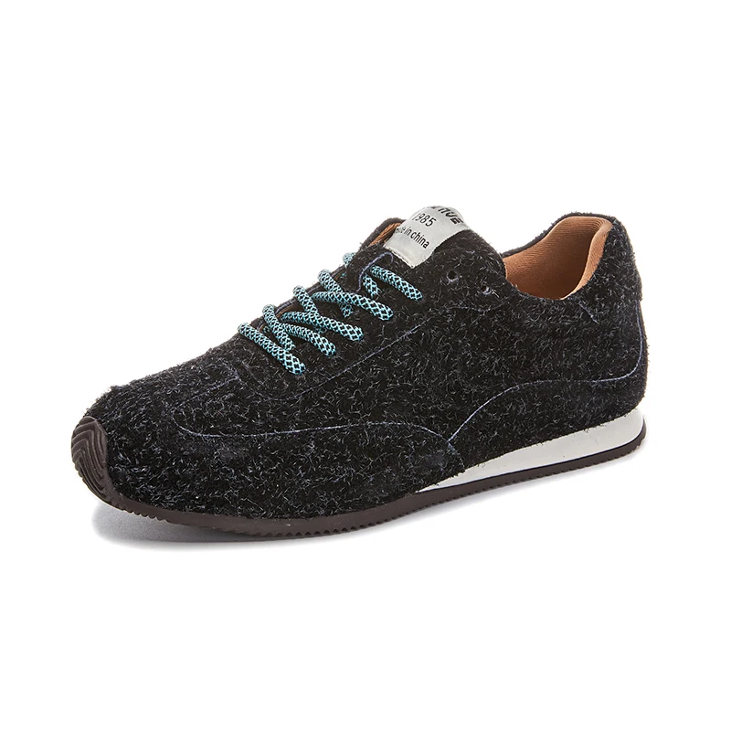 Snowflake Leather Women's German Training Shoes Non-slip Fashion Women's Sneakers Shoes Flat Bottom Casual Female Shoes