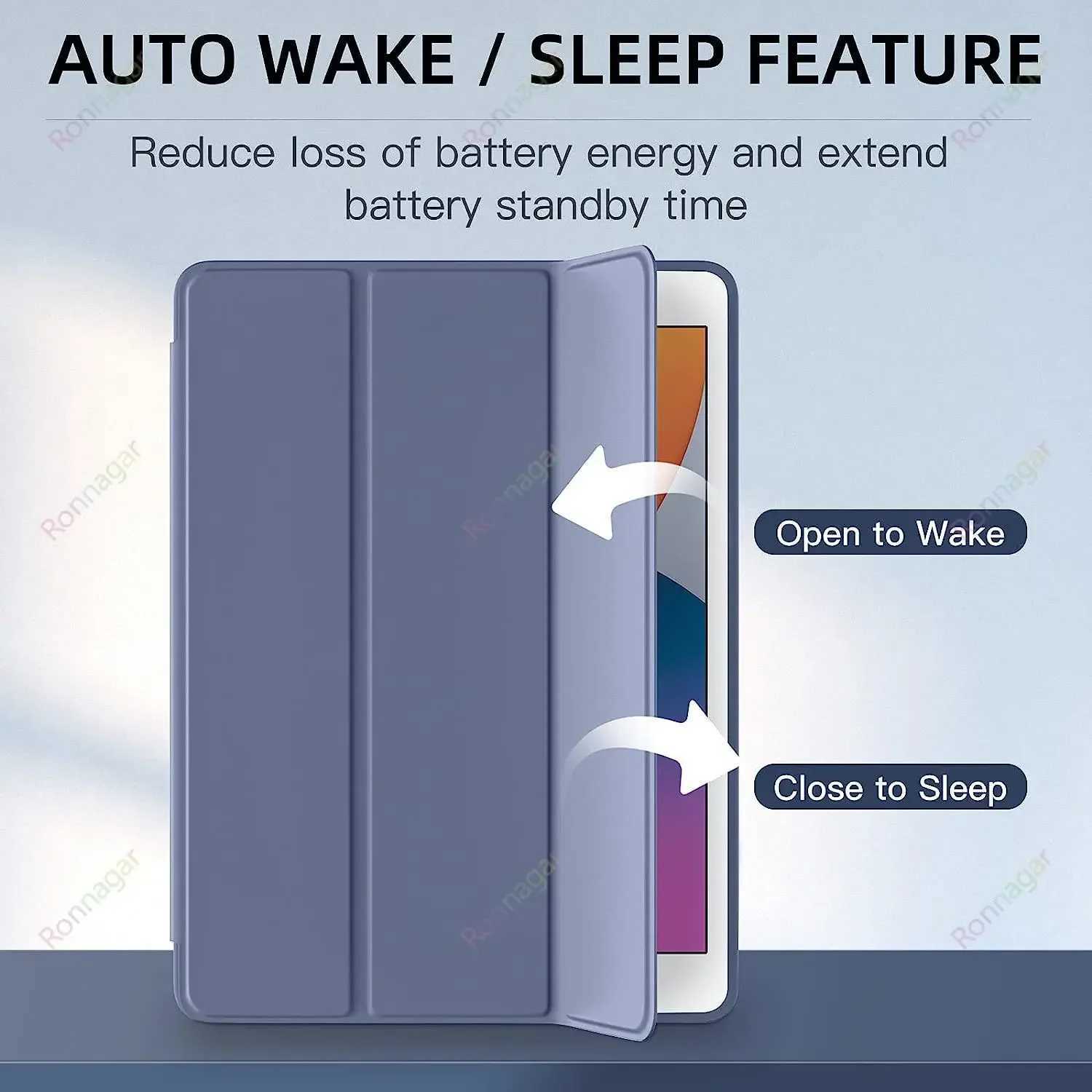 New Arrival Suitable for iPad Air 4 Air 5th Generation Case 10.9 2024 Air11 M2 iPad Pro11 M4 iPad 10.2 7 8 9 10 Pro10.5 9.7 Mini6 5 4 Pencil Holder T2