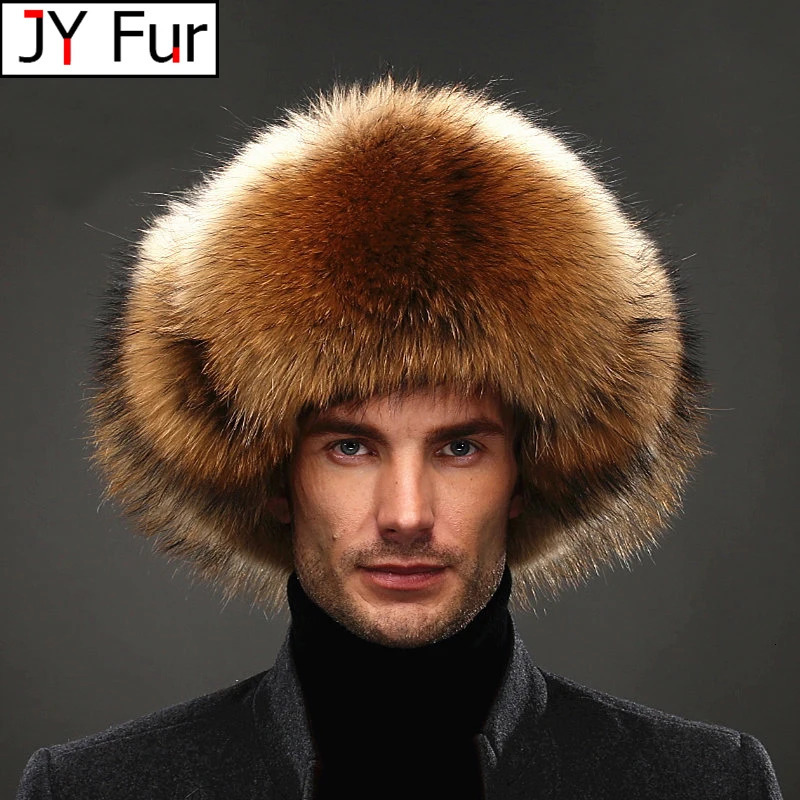 selling high-end fur hat mens fox fur hat Lei Feng hat ear hat fur essential hat 100% sheepskin hat 241116ww