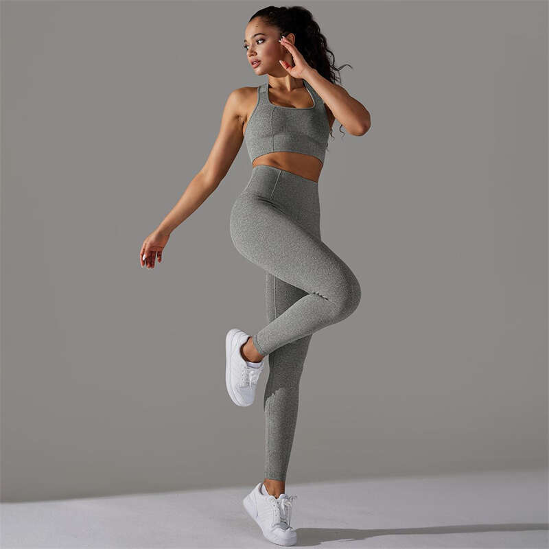SVEIC Fiess Yoga Set Sports Bra Seamless Leggings Push Up High Waist Workout Running Gym Outfit Clothes Tights Women Tracuit