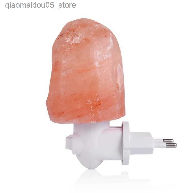 Lamps Shades The latest night light Himalayan salt lamp air purifier crystal salt rock bedside lamp childrens bedroom lamp Q240416