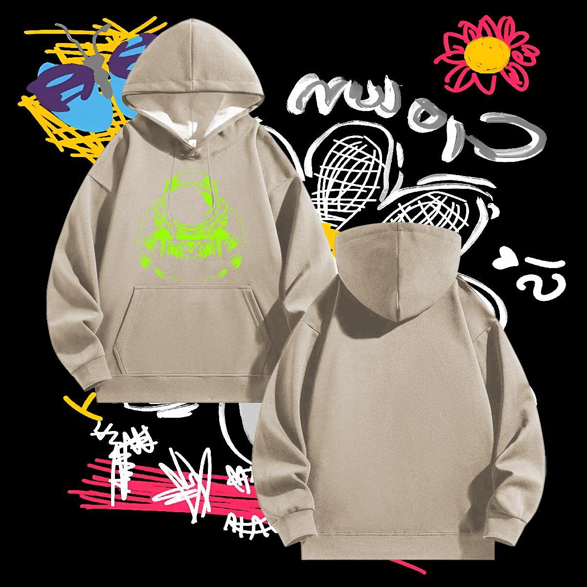 Free Shipping Hoodie Men Hooded Collar Breathable Designer Men Hoodie Plus Size Custom Wear High Street Hip Hop Thick Plush