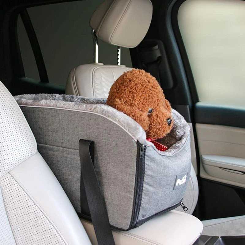 Dog Car Seat Covers Travel Pet Puppy Dog Car Seat Basket Booster Center Consol Bag Central Control Nonslip Carriers Safe Cats Hammock Pets Carrier z24