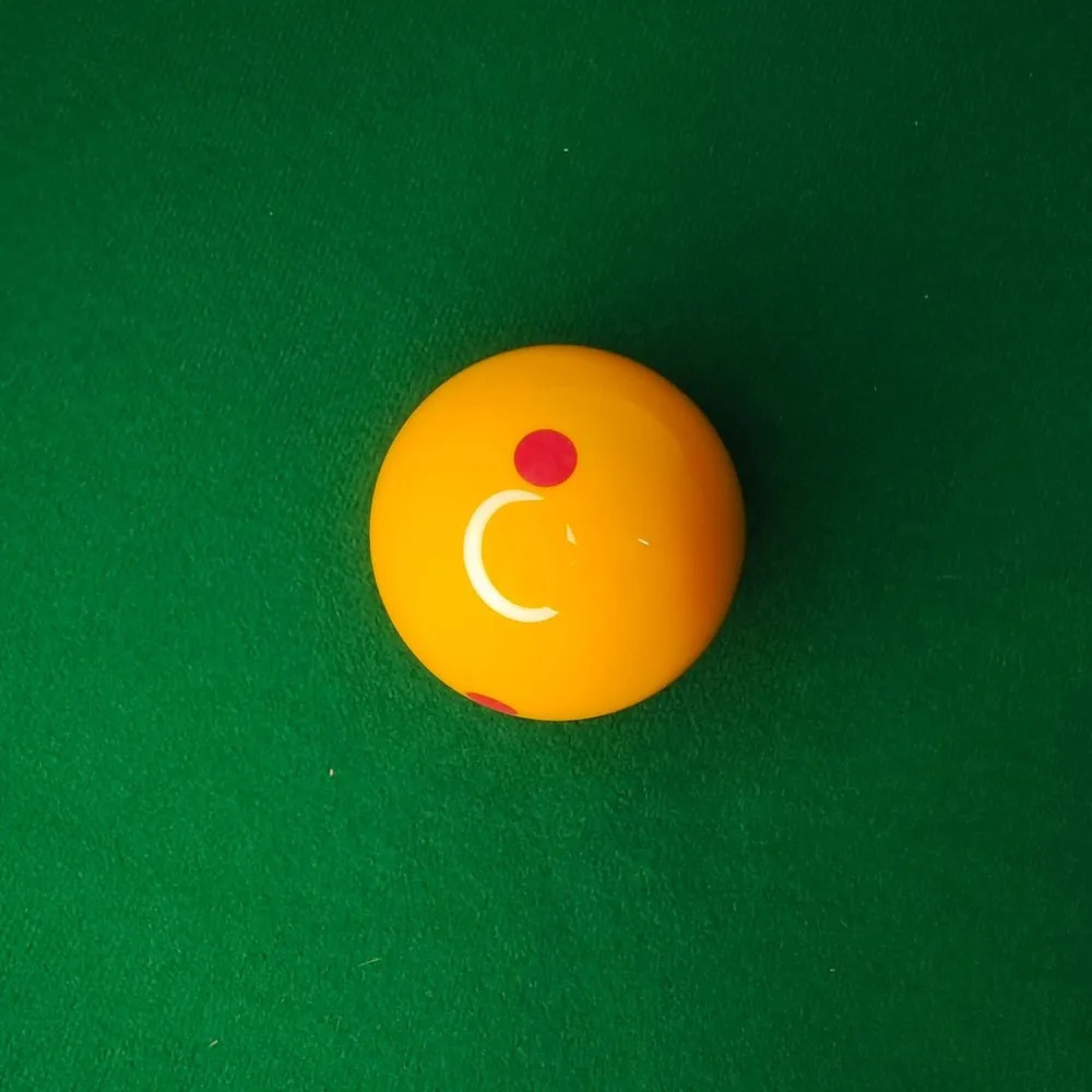 Aramith Blue Eye Black Kingkong Boutique 6 Dots Triangle Yellow Cue Ball Replacement 214 2116 241115