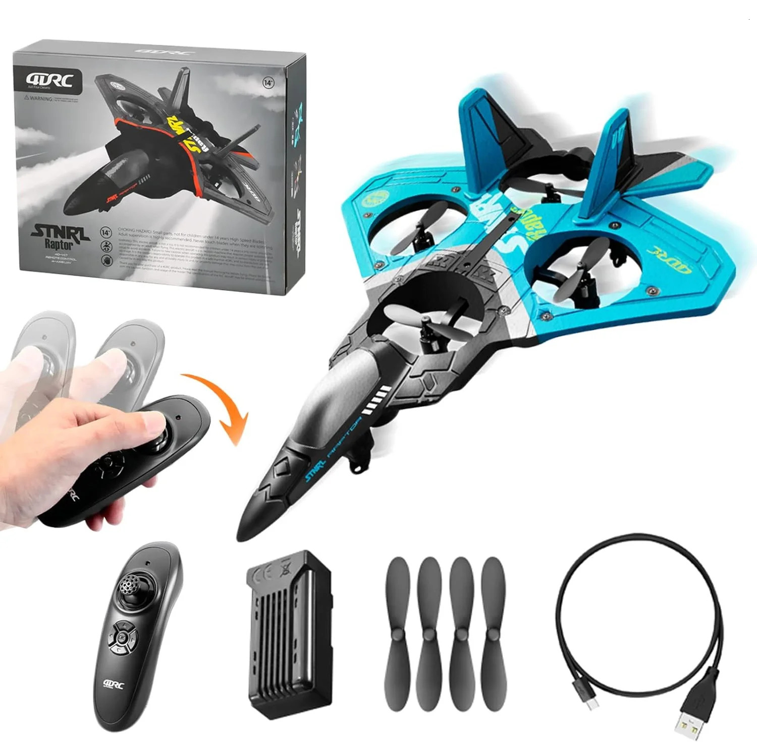 4DRC V17 RC Plane 2.4G Radio Control Fighter Hobby Plane Glider Airplane EPP Foam Remote Control Airplane RC Drone Kids Toys 241115