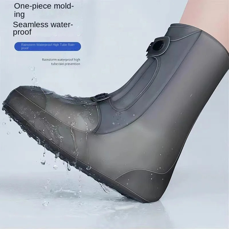 Snowproof rainproof waterproof shoe covers snow ski footwear winter warm men and women outdoor rain boots rain shoes wearable 241115