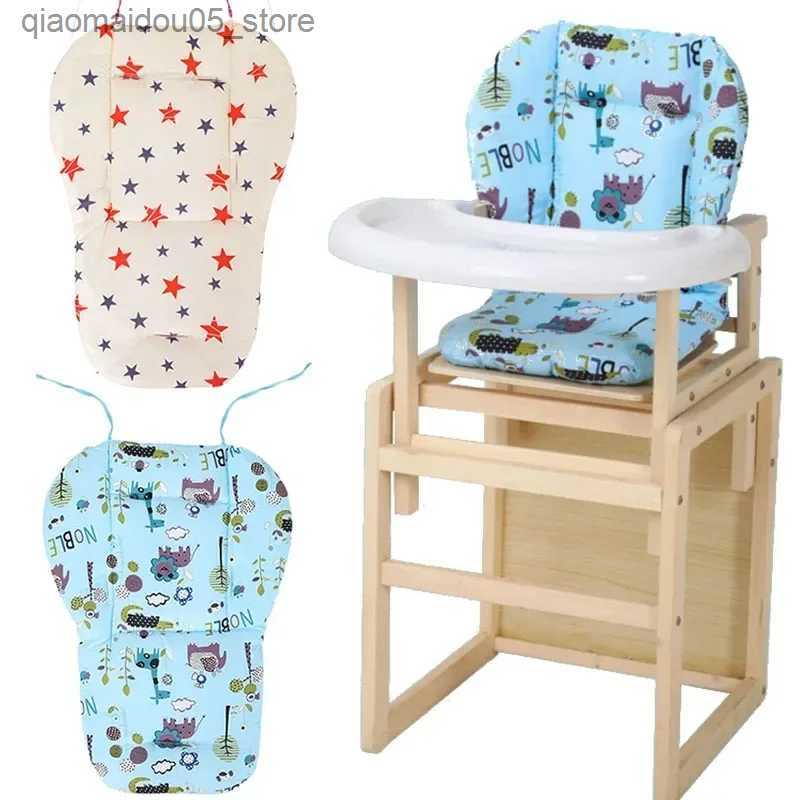 Stroller Parts Accessories New baby stroller seat cushion childrens high chair cotton accessories Q240417