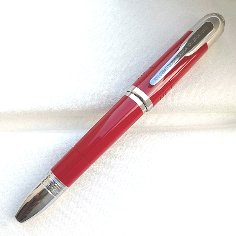 wholesale Special Collection Monte Enzo Feri Famous Figure Fountain Pen HollowCarved Top Office Writing Rollerball Pen Ballpoint Pens With Serial Numb