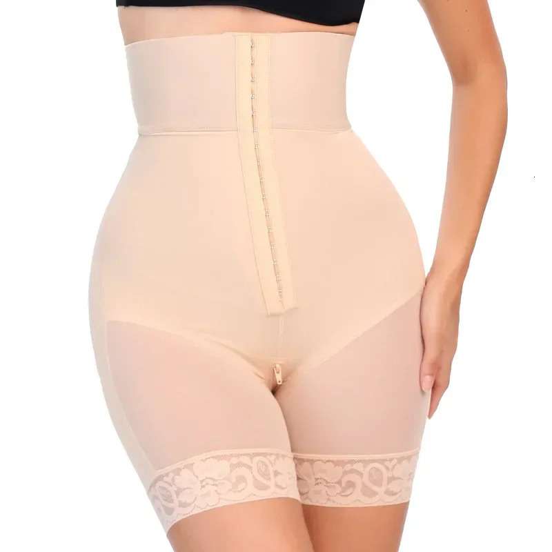 High Waist Trainer Slimming Sheath Corset Body Shaper BBL Control Panties Fajas Colombian Girdles Butt Lifter Shapewear 241115