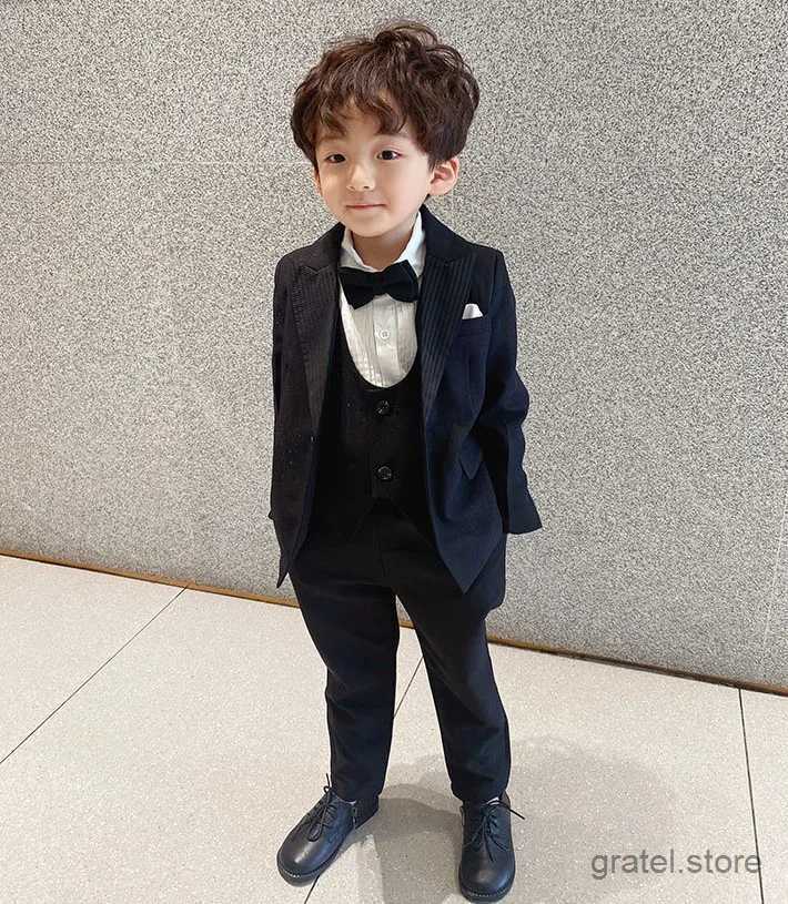 Suits Boys Suits For Weddings Kids Blazer Suit For Boys Costume Enfant Garcon Mariage Jogging Garcon Blazer Boys British Style Tuxedo