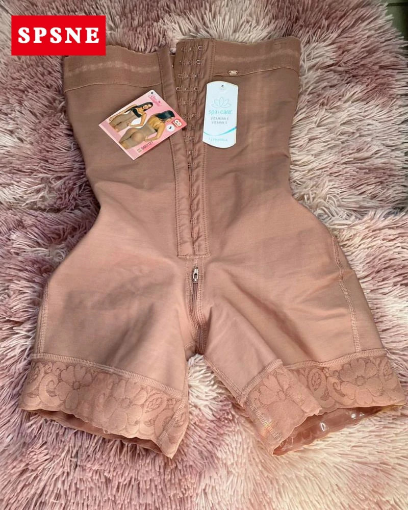 Strap shapewear Womens Adjustable Straple Open Bust Shapewear Colombian Girdle Female Underwear High Waist Push Up Shorts 241115