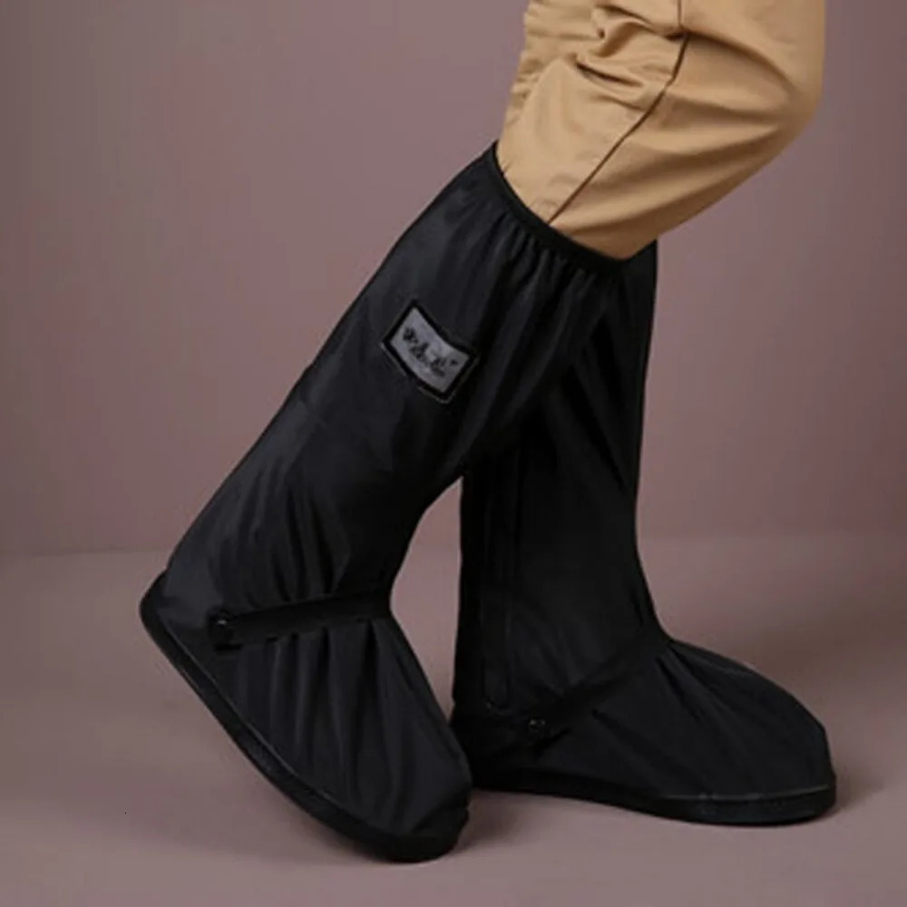 Adult Waterproof Shoe Covers Outdoor Travel Rainproof Shoe Covers Bandage Style Thickened Nonslip Rain Boots Covers 241115