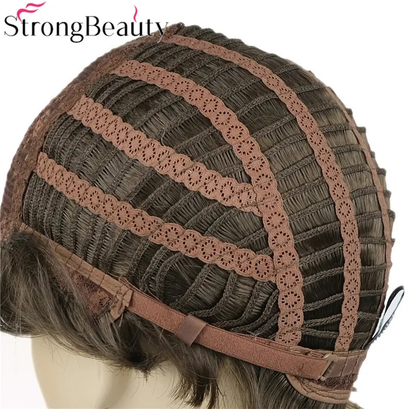 StrongBeauty Short Straight Wigs Synthetic Women/Men Wig Heat Resistant Hair 241115