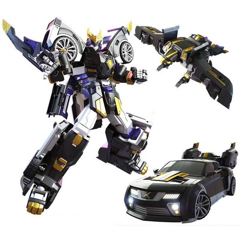 ABS mini force conversion robot to car toy action diagram mini force X simulation car airplane deformation mini proxy toy X241115