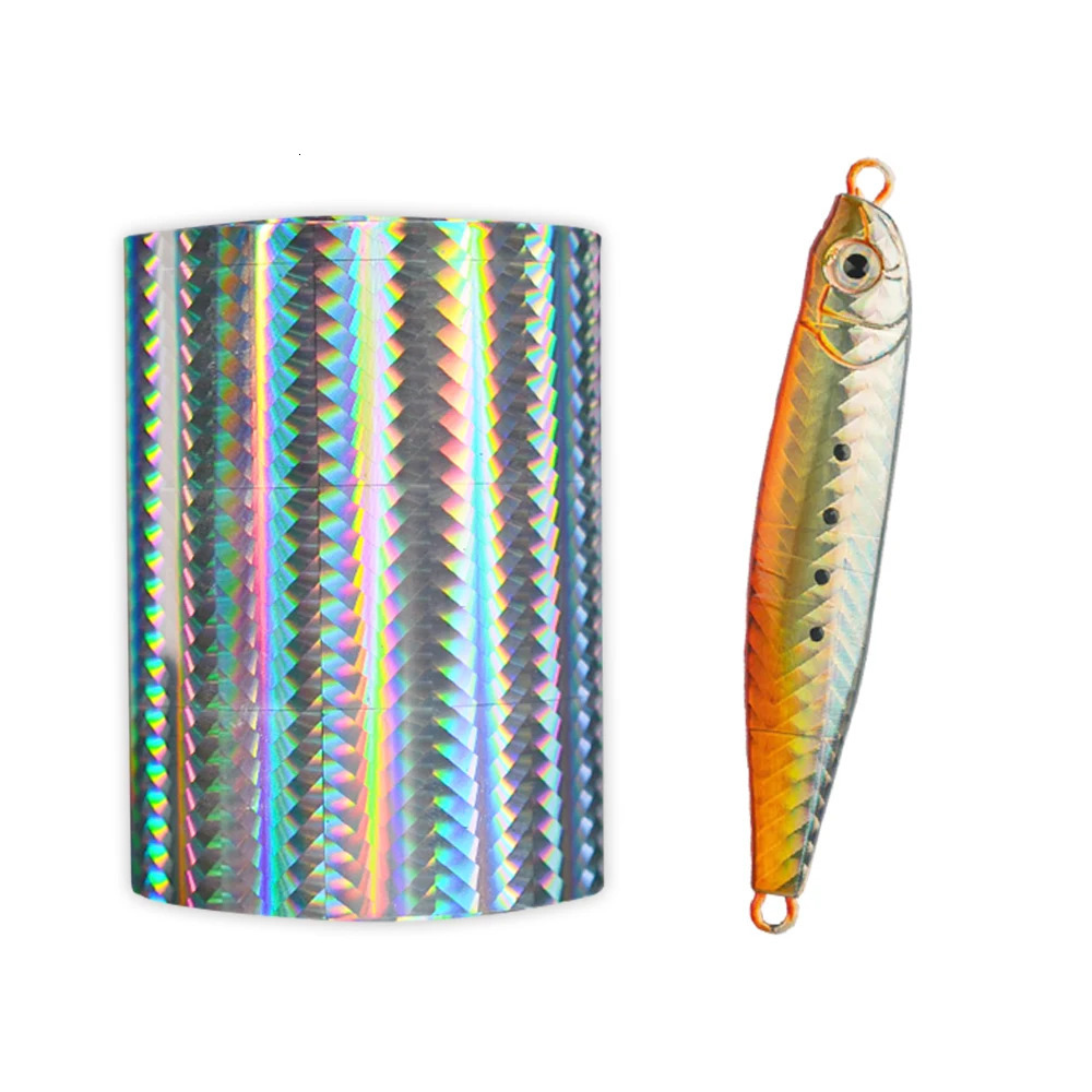 Colorful Stamping Foil For Fishing Lure Jigs Baits Spoon Paper 8cm3.14 Inches Wide 241116