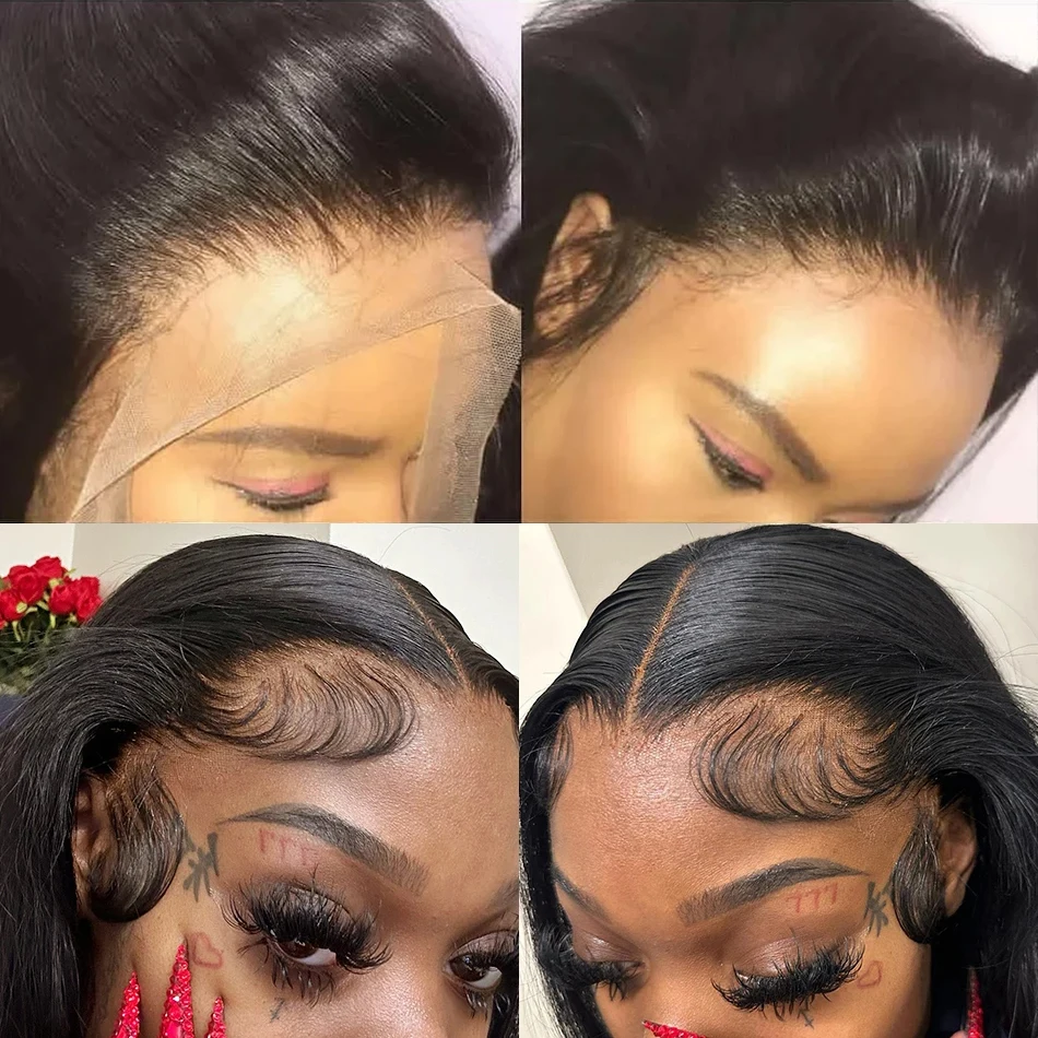 Free shipping Brazilian Ginger Brown with Black Roots Jerry Front Wig Color 1B/30 Kinky Curly Human Hair 360 Lace Frontal Glueless Synthetic Wigs