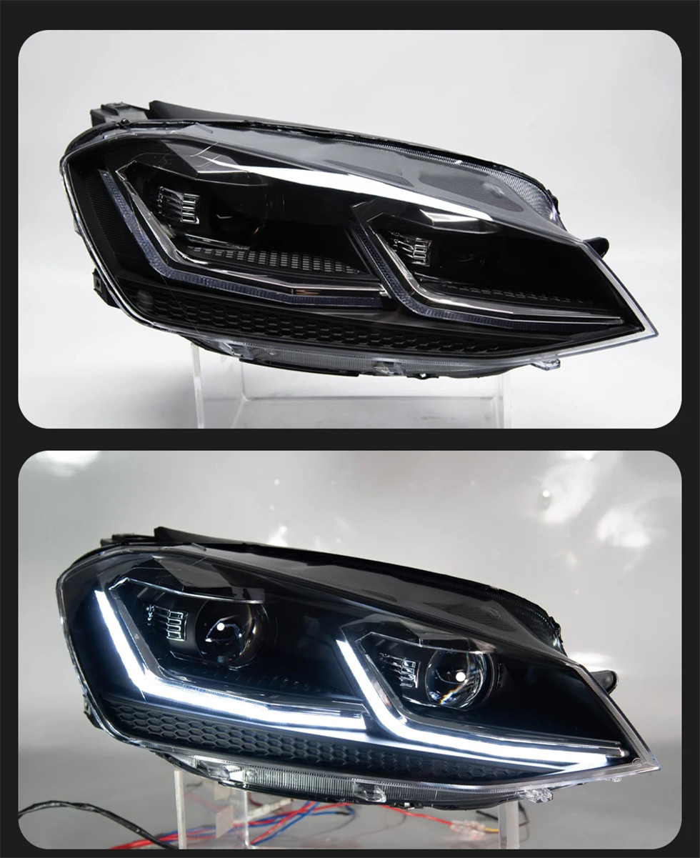 LED Headlight for Golf 7 MK7 GTI 20 13-20 17 Headlights Signal Light Day Running Light DRL LED Car Assembly
