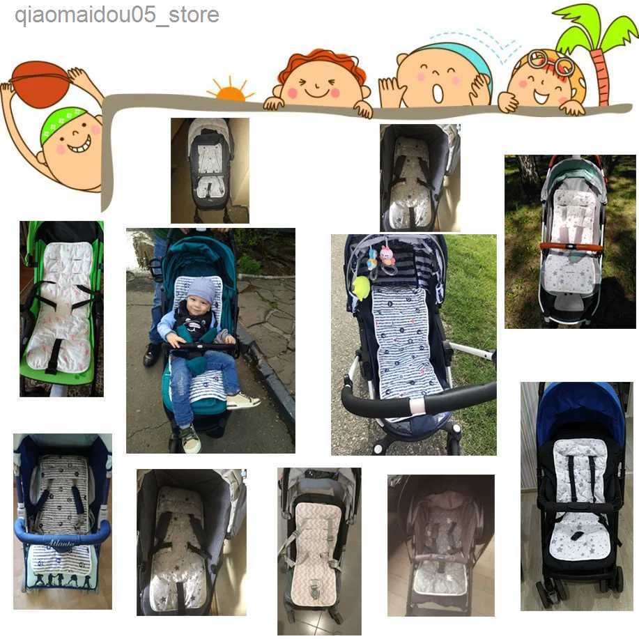 Stroller Parts Accessories Baby car seat cushion baby child insert summer lining push support accessories Sabana Capazzo Q240416