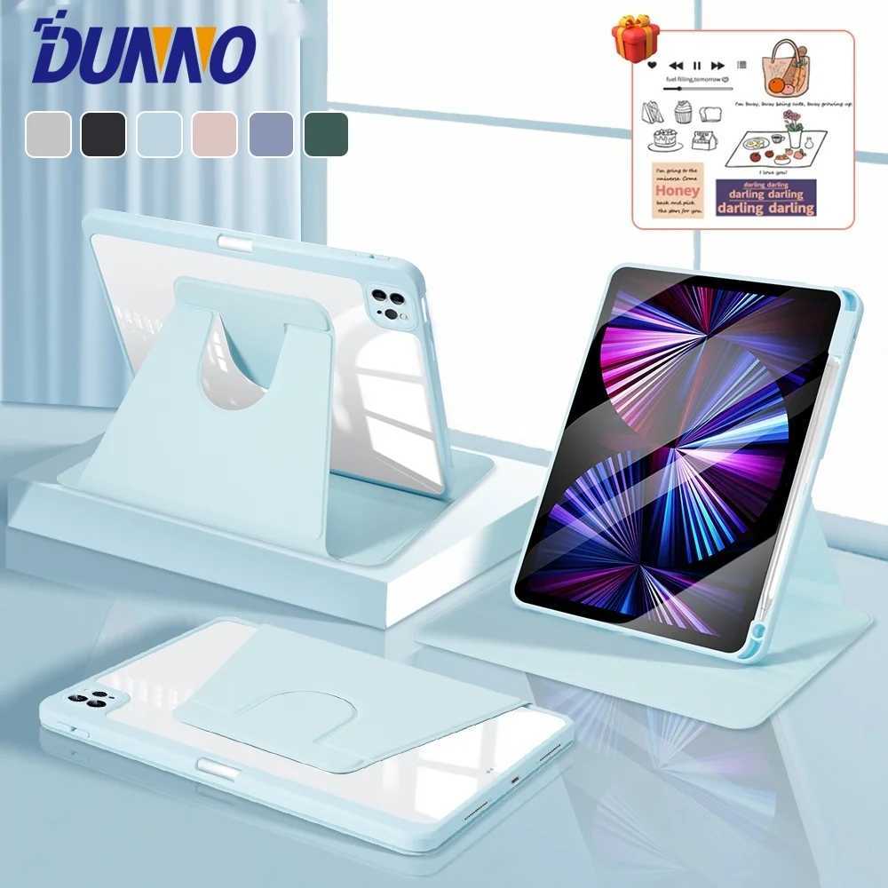 High Quality 360 rotating iPad case suitable for 2024 Air M2 Pro M4 iPad 10.9 Mini 6 10.2 7/8/9/10 10th generation Pro 11 12.9 tablet cover O241115