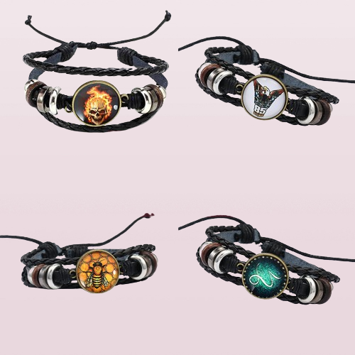 Selling Jewelry DIY Multi Layer Leather Bracelets Bangle Blank Base Fit 20mm Round Po Glass Cabochon Setting Bezel Tray Jew