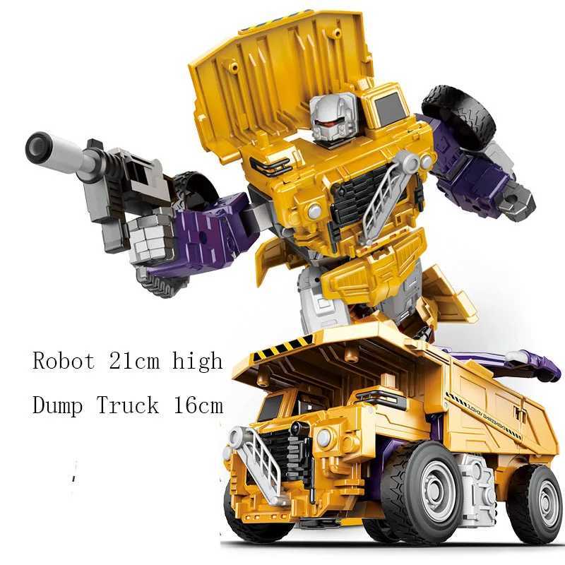 6-in-1 conversion robot engineering vehicle action diagram DIY 2-in-1 excavator bulldozer dump truck crane toy X241115