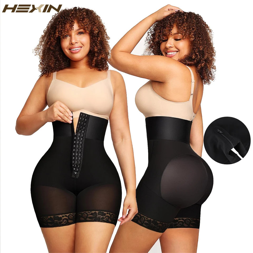 Women Waist Slimming Corset High Waist Body Shaper Panties BBL Shorts Fitness Waist Trainer Butt Lifter Slim Shapewear 241115