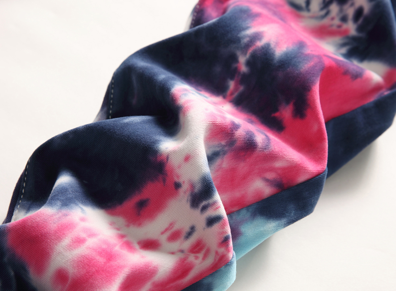 High street fashion tie dyed colorful Binfen elastic small straight jeans 221008