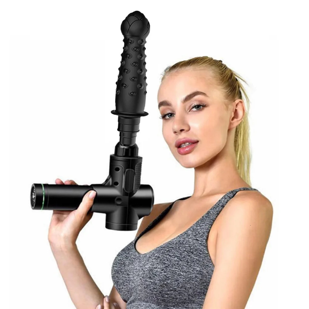 Fascia Massager Gun Head Silicone Deep Tissue Massage Head Waterproof Muscle Massager Heads Fascia Massager Guns Acessory Relax 240416